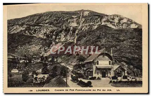 Cartes postales Lourdes Chemin De Fer Funiculaire Du Pic Du Jer