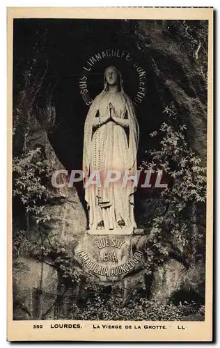 Cartes postales Lourdes La Vierge De La Grotte