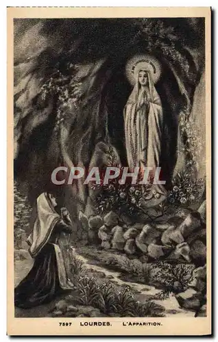 Cartes postales Lourdes L&#39Apparition