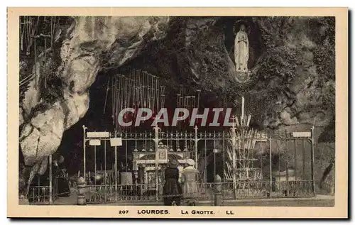 Cartes postales Lourdes La Grotte