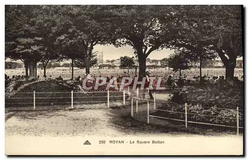 Cartes postales Royan La Square Botton