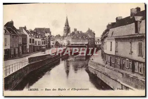 Cartes postales Amiens Rues des Majols et d'Engoulevent