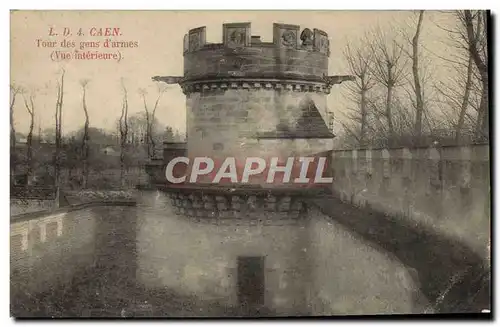Cartes postales Caen Tour des Gens D'Armes Vue interieure