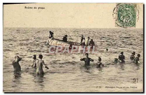 Cartes postales Scene de plage