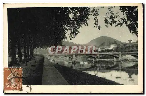 Ansichtskarte AK Besancon Les Bains Pont de Canot et Rosemont