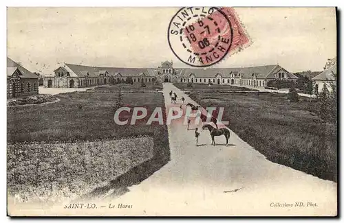 Cartes postales Saint Lo Le Haras Chevaux