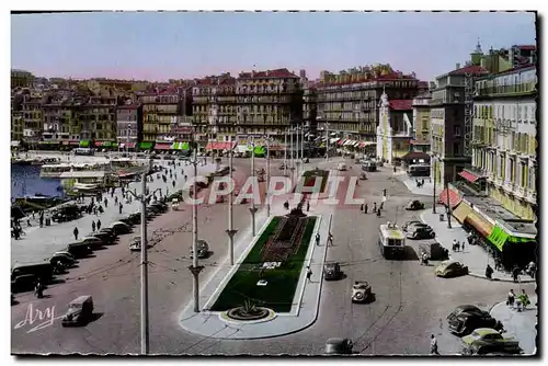 Moderne Karte Marseille Le quai Des Belges et les Jardins