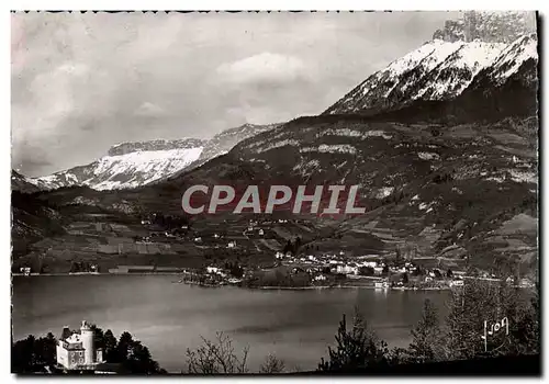 Moderne Karte Talloires Duingt le Lac et les Dents de Lanfon