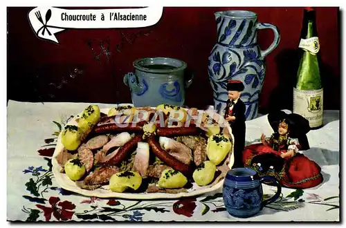 Cartes postales moderne Choucroute a l&#39Alsacienne