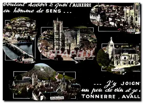 Cartes postales moderne Yonne joignu Tonnerre Avallon