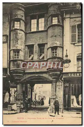 Cartes postales Reims Ancienne Porte De La Cour Du Chapitre