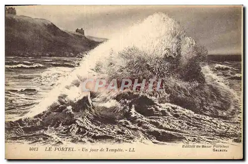 Cartes postales Le Portel Un Jour De Tempete