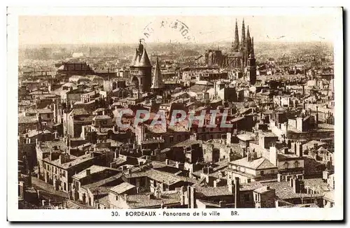 Cartes postales Bordeaux Panorama De La Ville