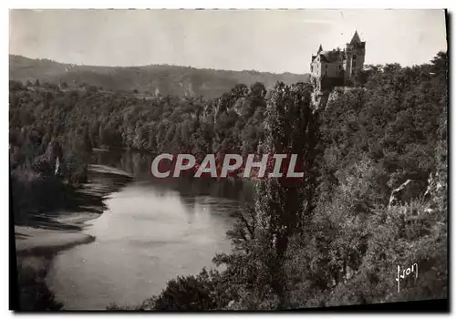 Moderne Karte Vitrac Le Chateau de Montfort au dessus de la Dordogne