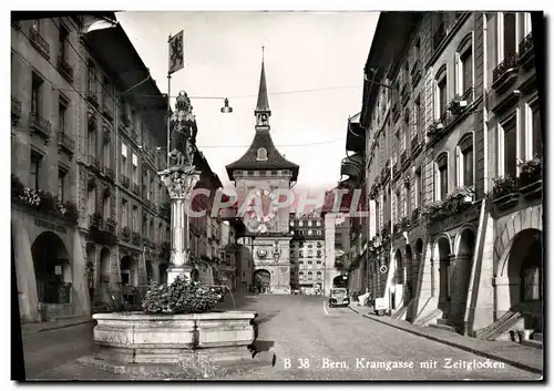 Cartes postales moderne Bern Kramgasse Mit Zeitglocken