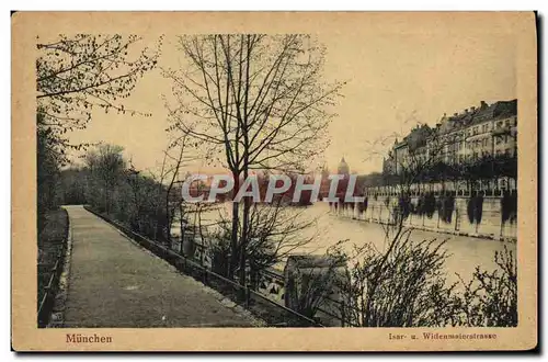 Cartes postales Munchen Isar u Widenmaierstrasse