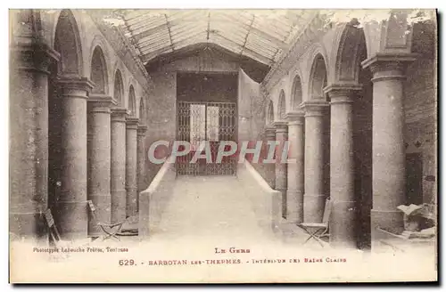Cartes postales Barbotan Les Thermes Interieur des bains chauds