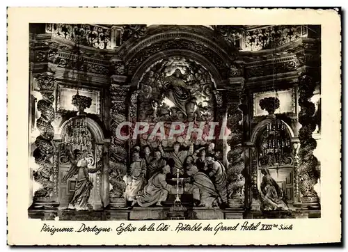 Cartes postales Perigueux Dordogne Eglise De La Cite Retable du Grand autel