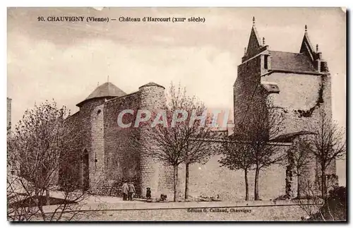 Cartes postales Chauvigny Chateau D'Harcourt