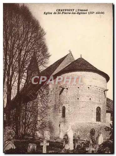 Ansichtskarte AK Chauvigny Eglise De St Pierre Les Eglises