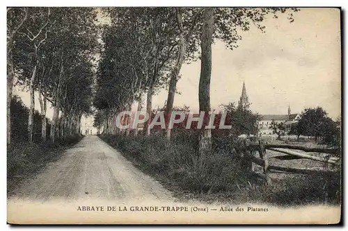 Cartes postales Abbaye De La Grande Trappe Allee Des Platanes