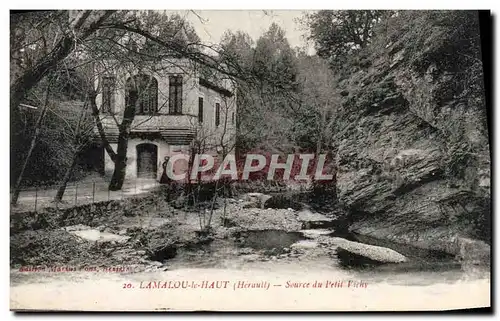 Cartes postales Lamalou Le Haut Source Du Petit Vichy