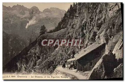 Cartes postales Chamonix Le Chapeau Et Les Aiguilles Rouges