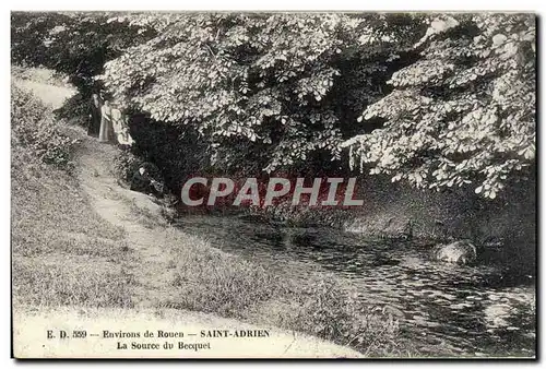 Ansichtskarte AK Environs de Rouen Saint Adrien La source du Becquet