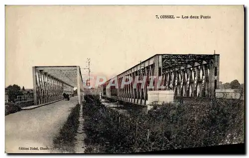 Cartes postales Oissel Les Deux Ponts