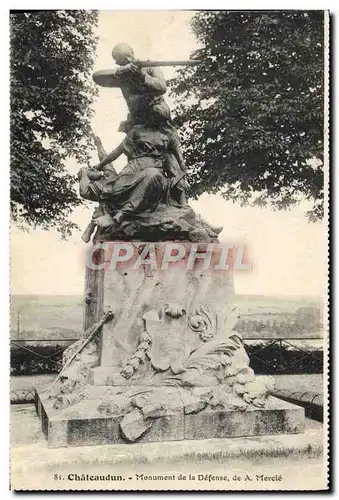 Ansichtskarte AK Chateaudun Monument De La Defense