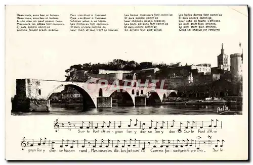 Cartes postales Sur Le Pont d&#39Avignon