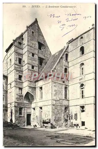 Cartes postales Dives L'Ancienne Gendarmerie