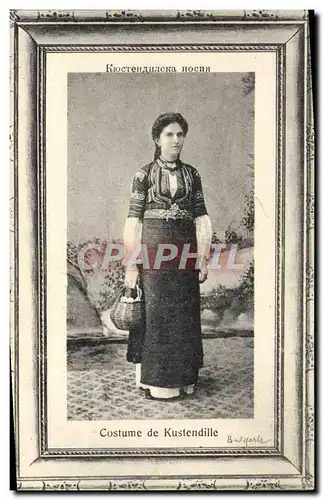 Cartes postales Costume De Kustendille Bulgarie Folklore Bulgaria