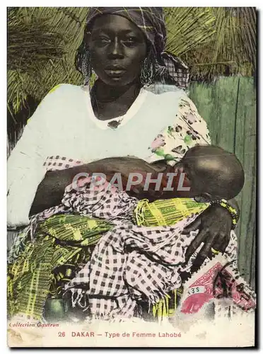 Cartes postales Dakar Type De Femme Lahobe Senegal