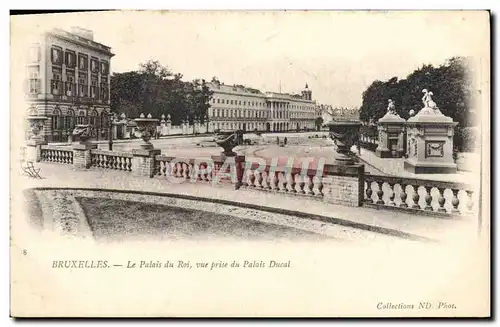Cartes postales Bruxelles Le Palais Du Roi Vue Prise Du Palais Ducal