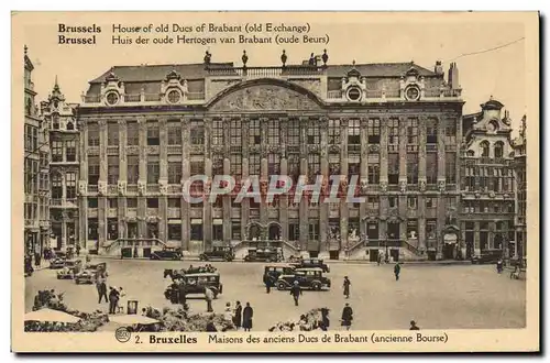 Ansichtskarte AK Bruxelles Maisons des anciens Ducs de Brabant Ancienne Bourse