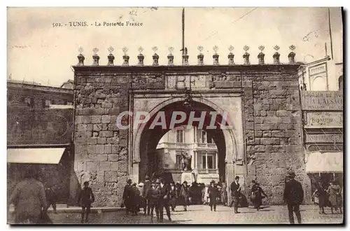 Cartes postales Tunis La Porte De France