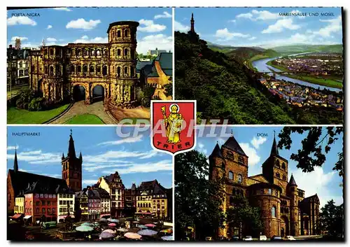 Cartes postales moderne Porta Nigra Mariensaule Und Mosel