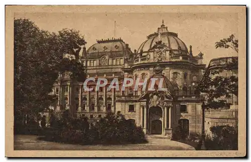 Ansichtskarte AK Wiesbaden Nassauisches Landestheater mit Foyer