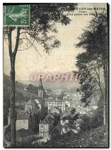 Cartes postales Plombieres Les Bains Vue Prise Au Nord