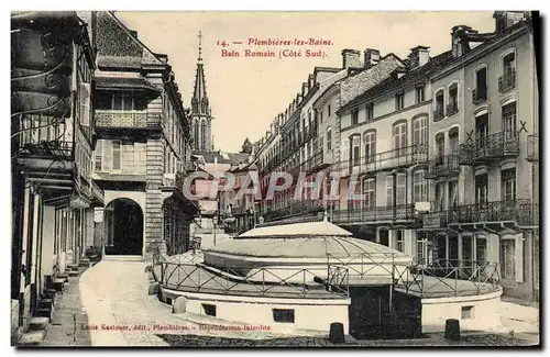 Cartes postales Plombieres Les Bains Bain Romain