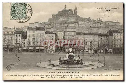 Cartes postales Le Puy La Place Du Breuil