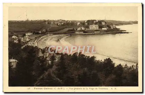 Cartes postales Perros Guirec Vue Generale De La Plage De Trestraou