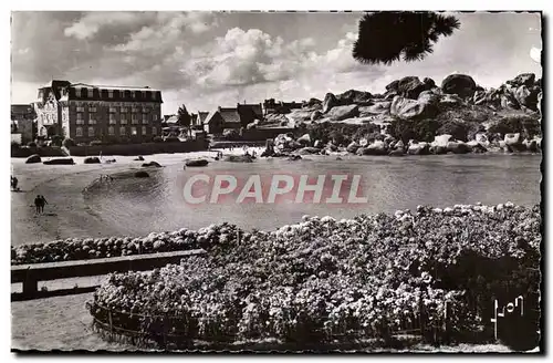 Cartes postales moderne Ploumanach La Plage Fleurie De Saint Guirec