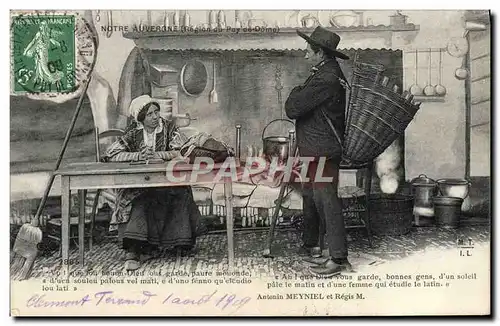 Cartes postales Notre Auvergne Folklore