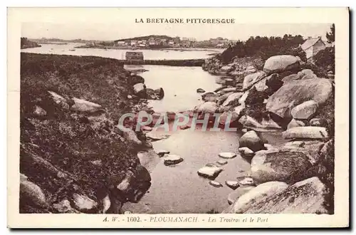 Cartes postales Ploumanach Les Troieros Et Le Port