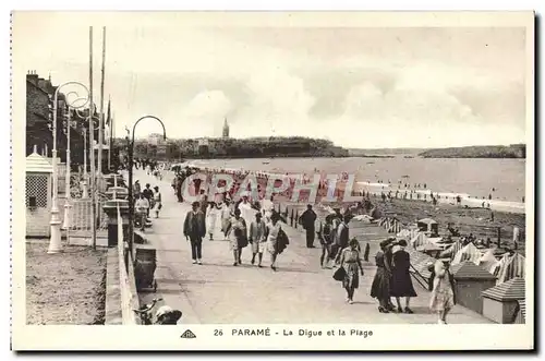 Cartes postales Parame La Digue Et La Plage