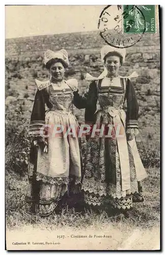 Cartes postales Costumes De Pont Aven Folklore