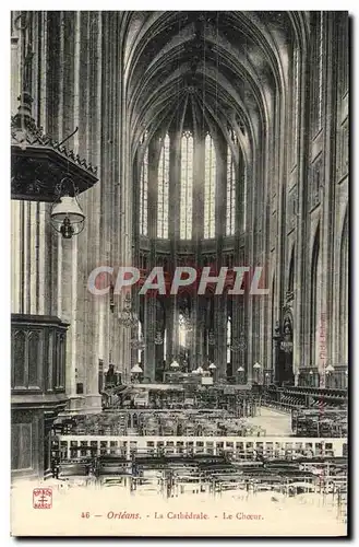 Cartes postales Orleans La Cathedrale Le Choeur
