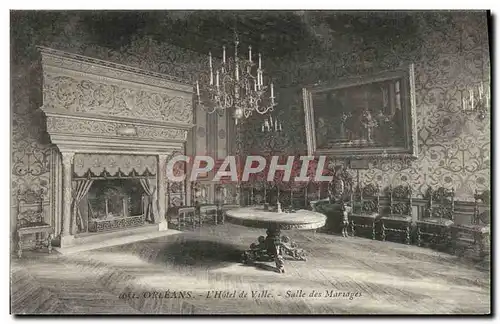Cartes postales Orleans L'Hotel De Ville Salle Des Mariages